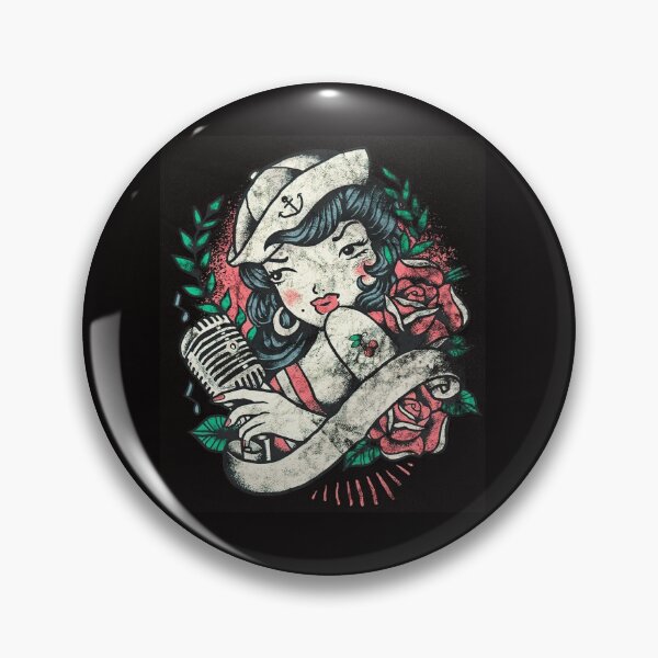 Item preview, Sailor Jerry Traditional Tattoo Style Model Woman Anchor designed and sold by shopMacRed.
