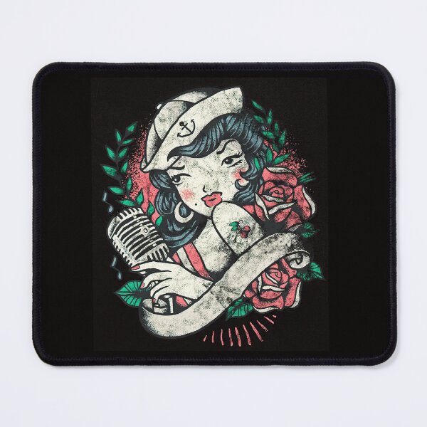 Item preview, Sailor Jerry Traditional Tattoo Style Model Woman Anchor designed and sold by shopMacRed.
