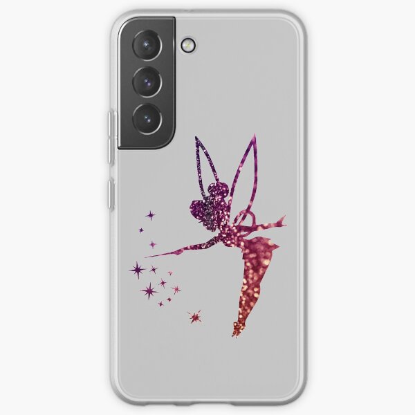 Tinkerbell, Watercolor Fairy, glitter tinkerbell, glitter fairy Samsung Galaxy Soft Case