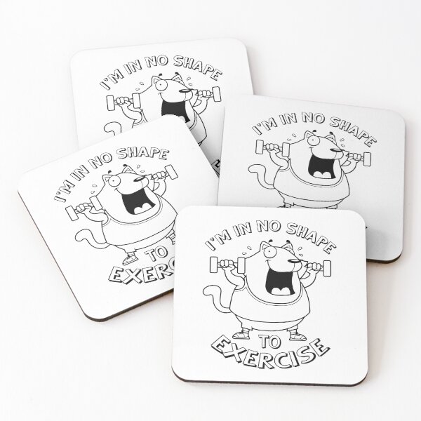 Item preview, I'm In No Shape To Exercise designed and sold by InkonoStore.
