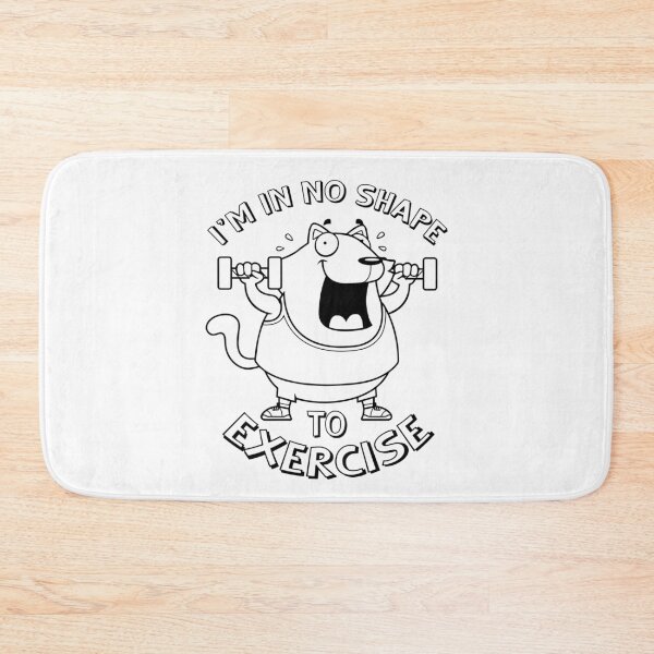 Item preview, I'm In No Shape To Exercise designed and sold by InkonoStore.