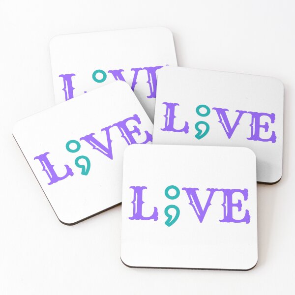 Item preview, Live Semicolon designed and sold by HermitAlley.