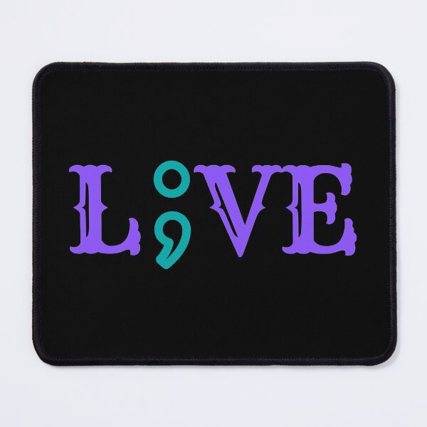 Item preview, Live Semicolon designed and sold by HermitAlley.