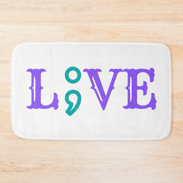 Item preview, Live Semicolon designed and sold by HermitAlley.