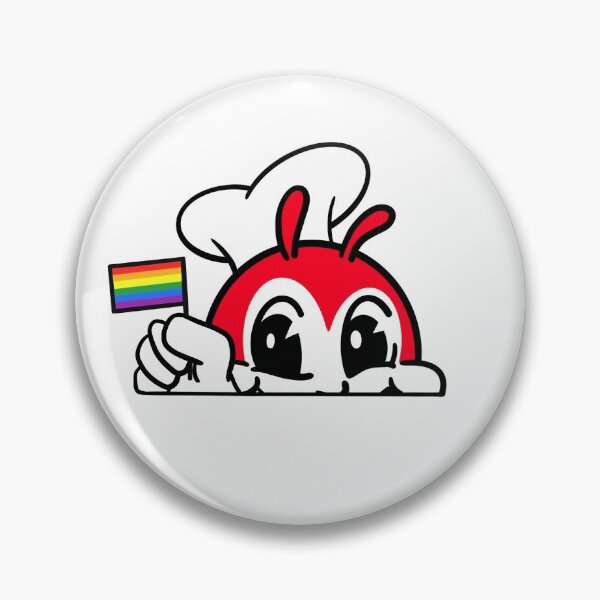 Item preview, JOLLIBEE PEEKING GAY PRIDE FLAG FILIPINO BACK PRINT designed and sold by aydapadi.