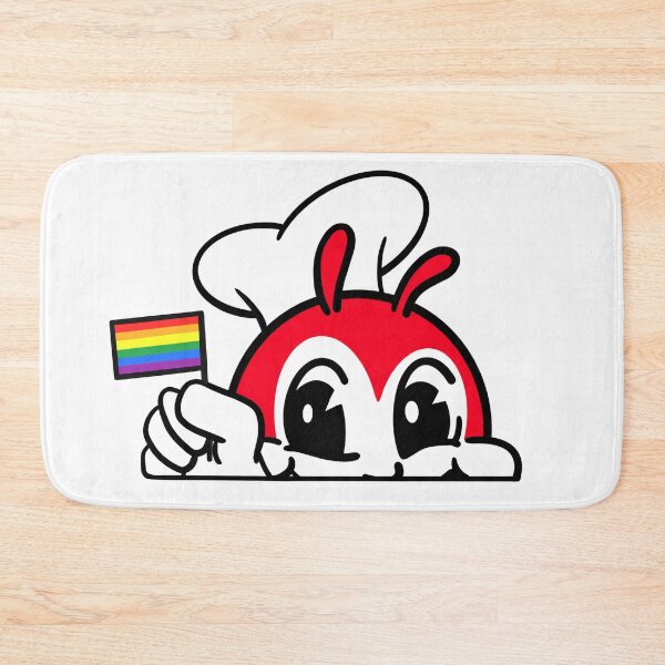 Item preview, JOLLIBEE PEEKING GAY PRIDE FLAG FILIPINO BACK PRINT designed and sold by aydapadi.