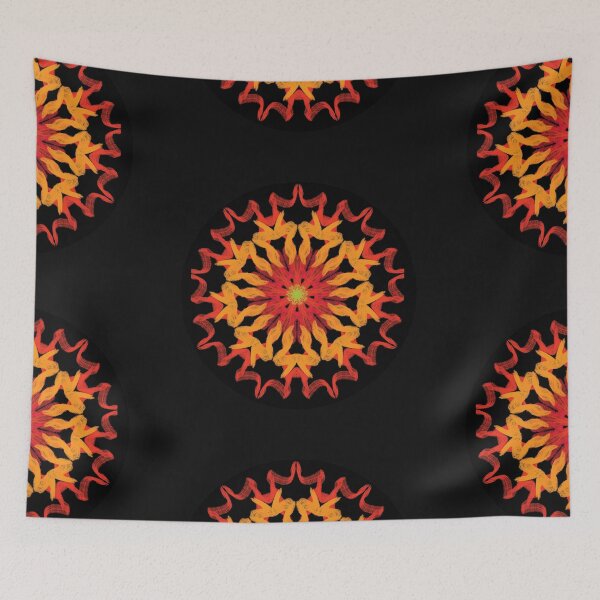 Item preview,  mandala 8 - human soul on fire designed and sold by malikaelas.