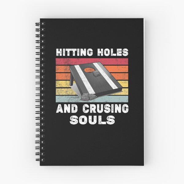 Item preview, Hitting Holes And Crushing Souls Funny Cornhole Men Women designed and sold by Pam140.