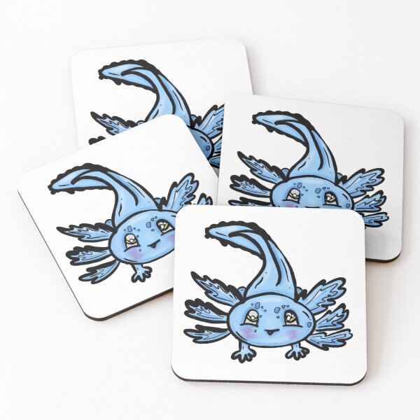 Item preview, Blue Axolotl Full Body designed and sold by BioLushGraphics.