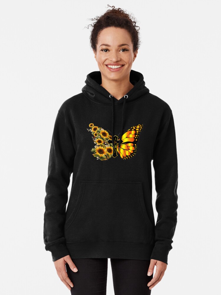 TICTICMIMI Women Sunflower Print Sweatshirts Color Block Long