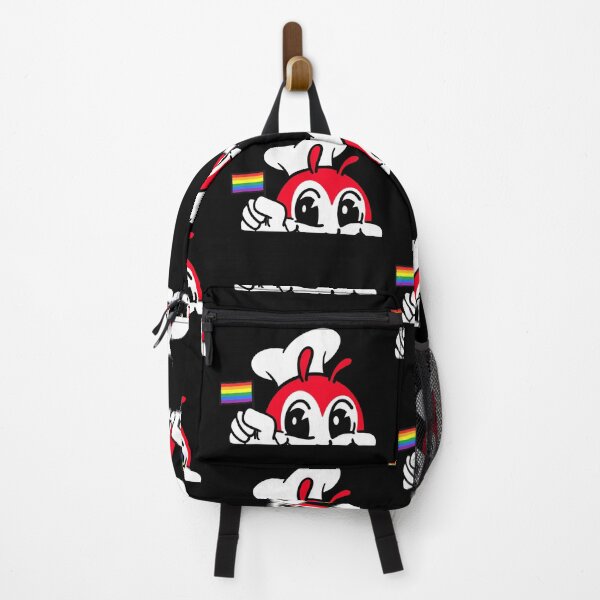 Item preview, JOLLIBEE PEEKING GAY PRIDE FLAG FILIPINO BACK PRINT BLACK designed and sold by aydapadi.