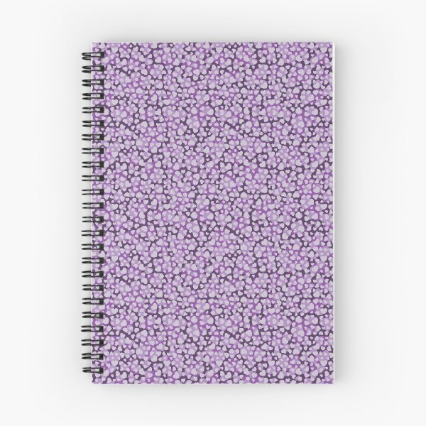 Item preview, Dark and Light Purple Mini Geometric Love Heart Pattern designed and sold by CJAura by Claire Jane Johnson.