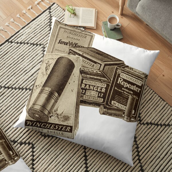 1932 Winchester. Finest Ammunition ! Floor Pillow