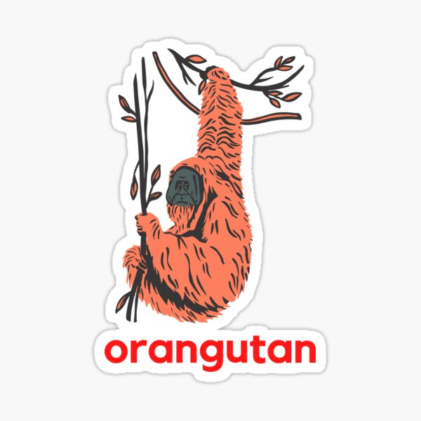 Item preview, Orangutan designed and sold by BerthyEirls.