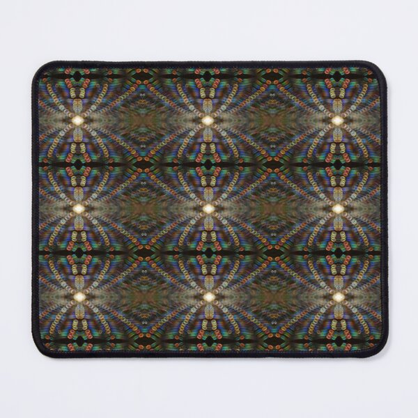 Water droplets in rainbow colours Mouse Pad