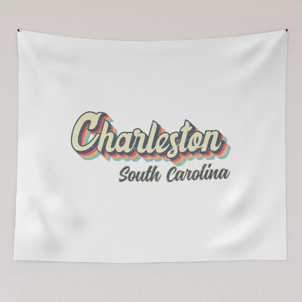 Item preview, Charleston city South Carolina Retro Vintage 70s rainbow designed and sold by Teelogic.