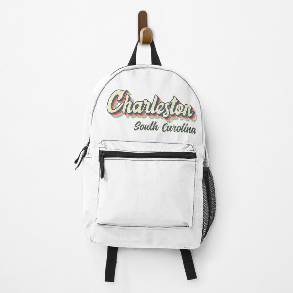 Artikelvorschau, Charleston Stadt South Carolina Retro Vintage 70er Jahre Regenbogen entworfen und verkauft von Teelogic.
