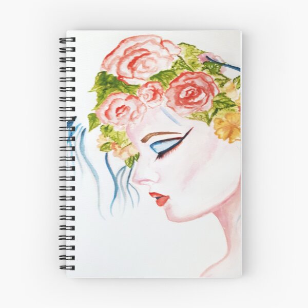 Item preview, Women in Florals watercolor painting designed and sold by TextureTones.