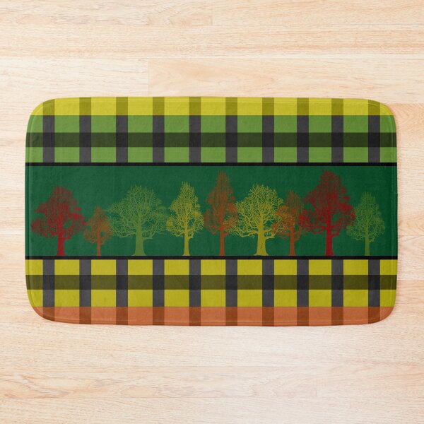 Item preview, Plaid Fall Trees  designed and sold by PRNTDADZ.