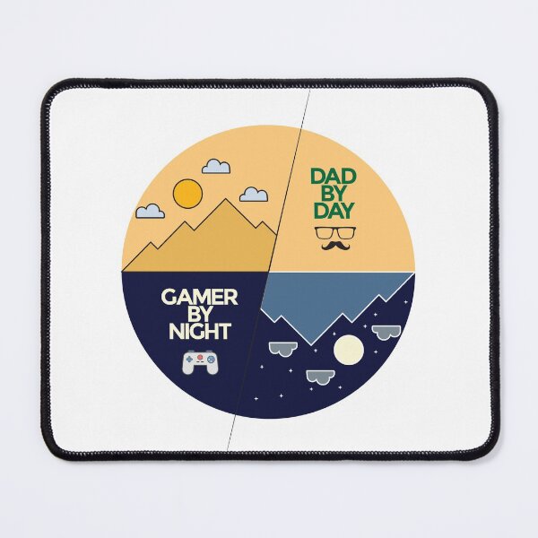Item preview, Gamer Dad | Dad by Day, Gamer by Night | Funny designed and sold by Minimalwiz.