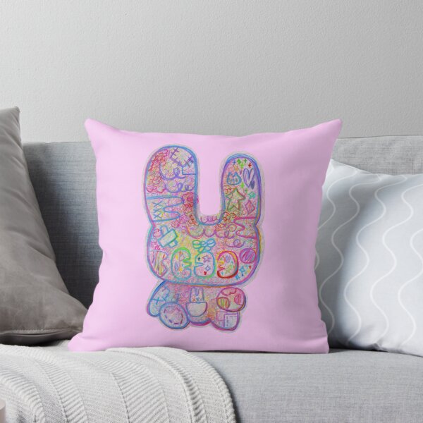 Item preview, curlybeary 1, Rainbow Colored Kawaii Japanese Plush Abstract Expressionism Art   designed and sold by Ben Ryuki Miyagi Architect.