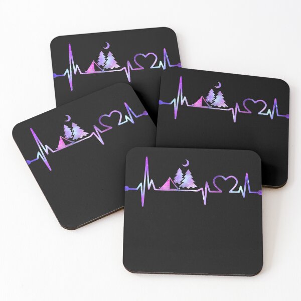 Item preview, CAMPING HEARTBEAT GALAXY, CAMPING HEARTBEAT , CAMPING GALAXY designed and sold by tinydreams10.