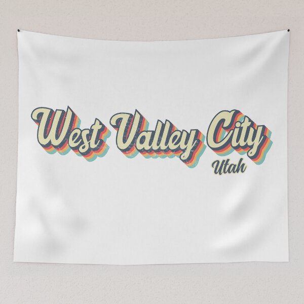 Item preview, West Valley City Utah Retro Vintage 70s rainbow designed and sold by Teelogic.