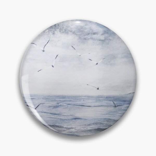 Item preview, Seascape painting of the waves with watercolor painting. designed and sold by TextureTones.