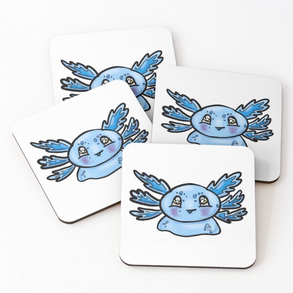 Item preview, Light Blue Axolotl  designed and sold by BioLushGraphics.
