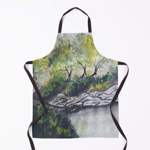 Item preview, Summer woods watercolor painting designed and sold by TextureTones.