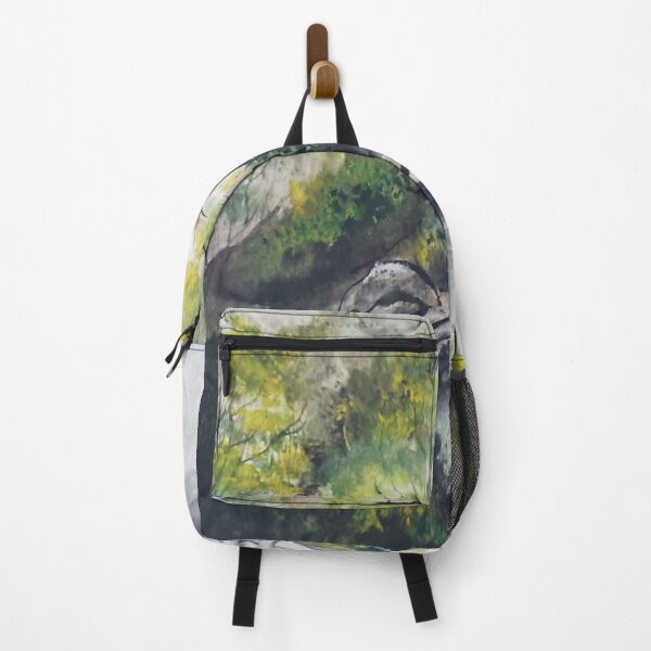Item preview, Summer woods watercolor painting designed and sold by TextureTones.