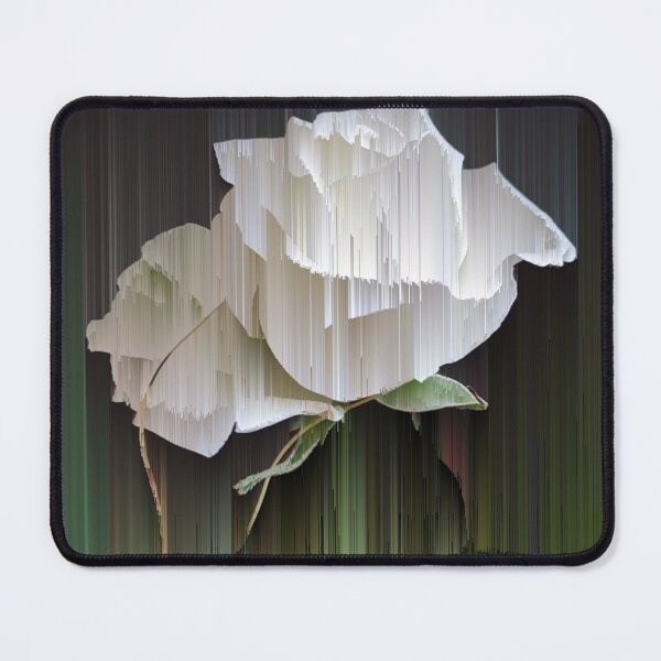 Item preview, Glitched White Rose designed and sold by JillyBeanDesign.