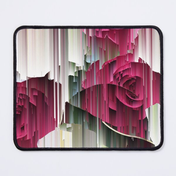 Item preview, Glitched Red and White Roses designed and sold by JillyBeanDesign.