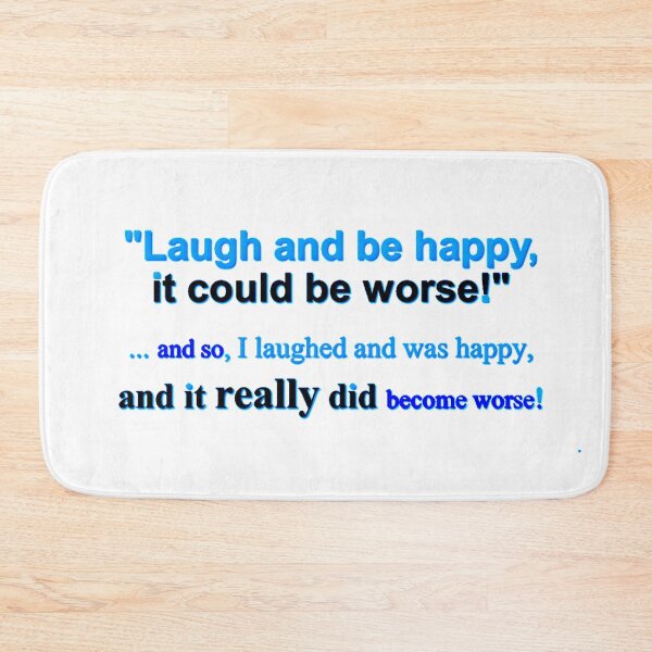 Item preview, LAUGH AND BE HAPPY designed and sold by THE AMERICAN TEEVANGELIST.