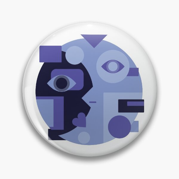 Item preview, Moon Cubism designed and sold by papererwin.