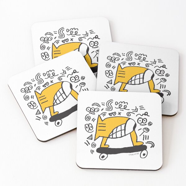 Item preview, Fish on Skateboard Pattern designed and sold by CharlieMarker.