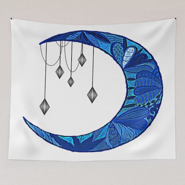 Item preview, Blue Moon Drawing designed and sold by natnat7w.