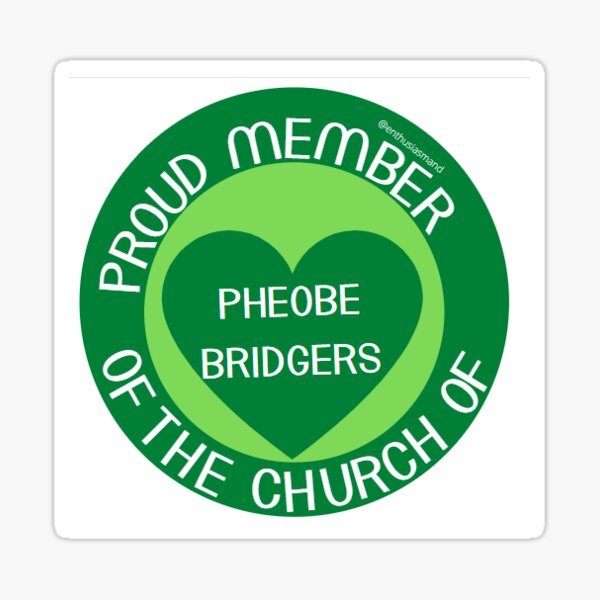 phoebe bridgers church Sticker