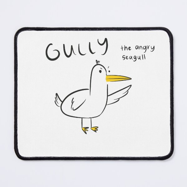 Item preview, Gully the Angry Seagull designed and sold by butterextract.