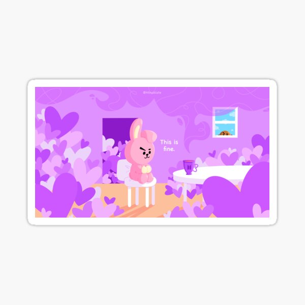 This Is Fine Sticker