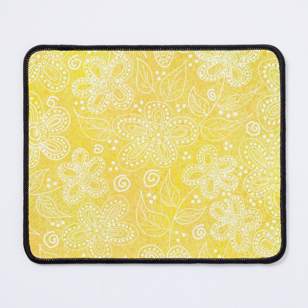 Item preview, Sixties Flowers in Yellow designed and sold by JillyBeanDesign.