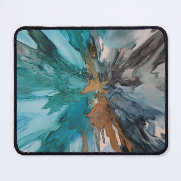 Item preview, Teal and Gold Explosion designed and sold by JillyBeanDesign.