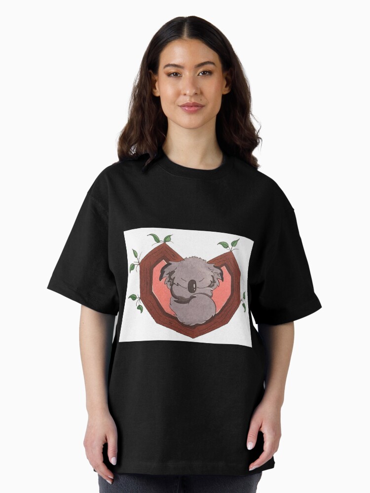 Thumbnail 2 of 7, Oversized T-Shirt, Koala designed and sold by artbykir05.