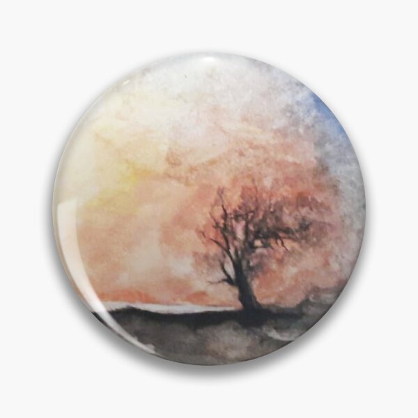 Item preview, Cuadro minimalista acuarela árbol solitario designed and sold by TextureTones.
