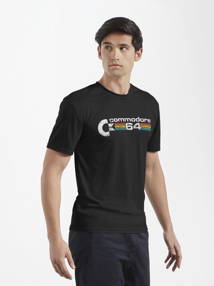 Thumbnail 3 von 7, Funktionsshirt, Commodore 64 Retro-Logo designt und verkauft von DzineMon.
