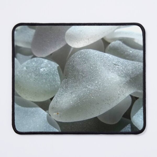 Item preview, IMAGE PRINT ONLY Sea Glass Colors Hidden in White Sea Glass designed and sold by Beachy.