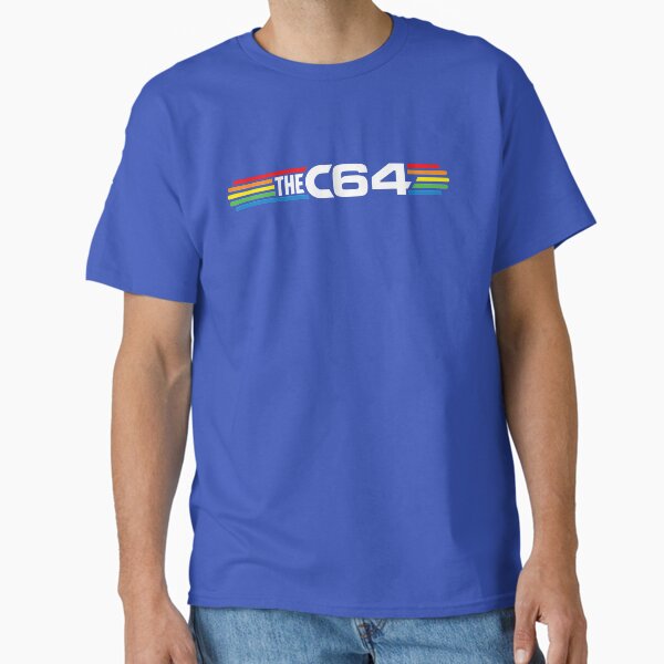 Vista previa del artículo con la obra «Logotipo retro C64», diseñado y vendido por DzineMon.