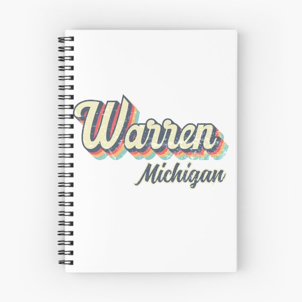 Item preview, Warren City Michigan Retro Vintage 70s rainbow designed and sold by Teelogic.