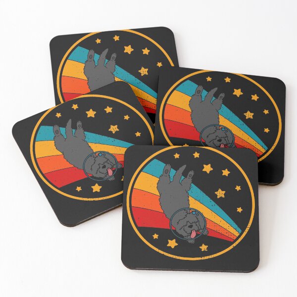 Item preview, Cute Vintage Puli Owner Retro Dog In Space designed and sold by JokeGysen.