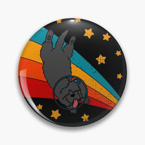 Item preview, Cute Vintage Puli Owner Retro Dog In Space designed and sold by JokeGysen.